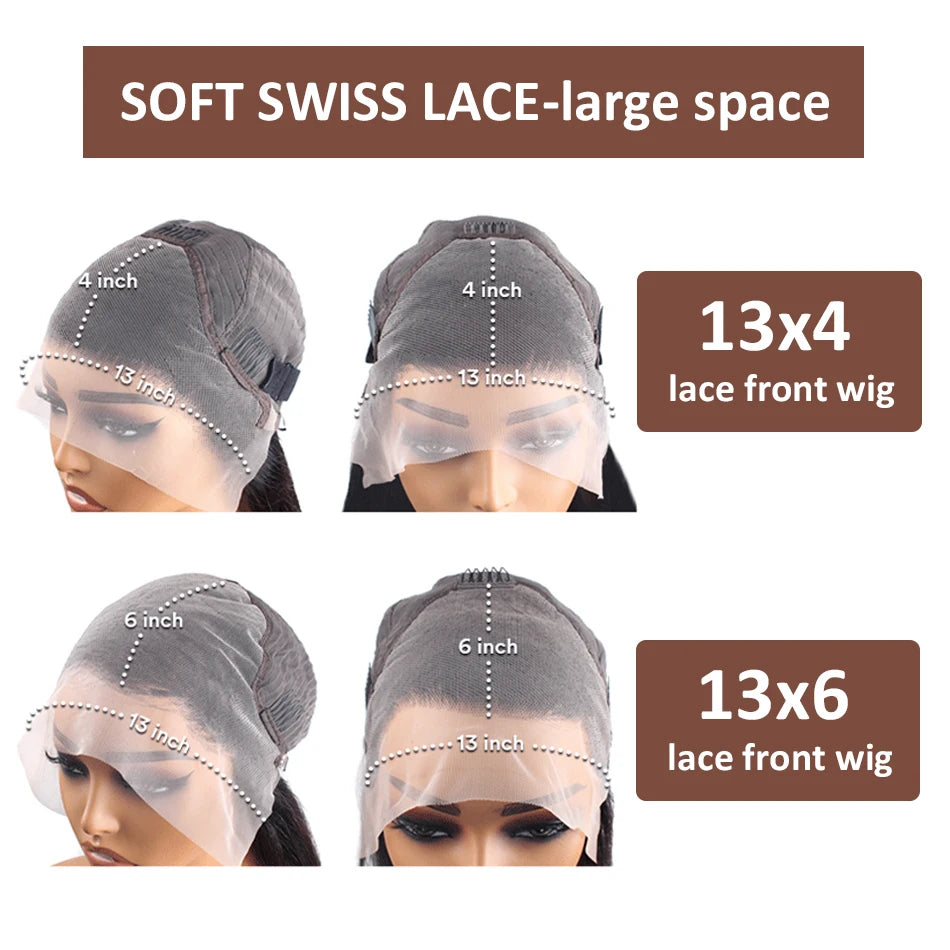 Perruque Bouclée Blond Miel – Deep Wave 30 à 36 Pouces, HD Lace Frontal 13x4 ou 13x6, Cheveux Humains