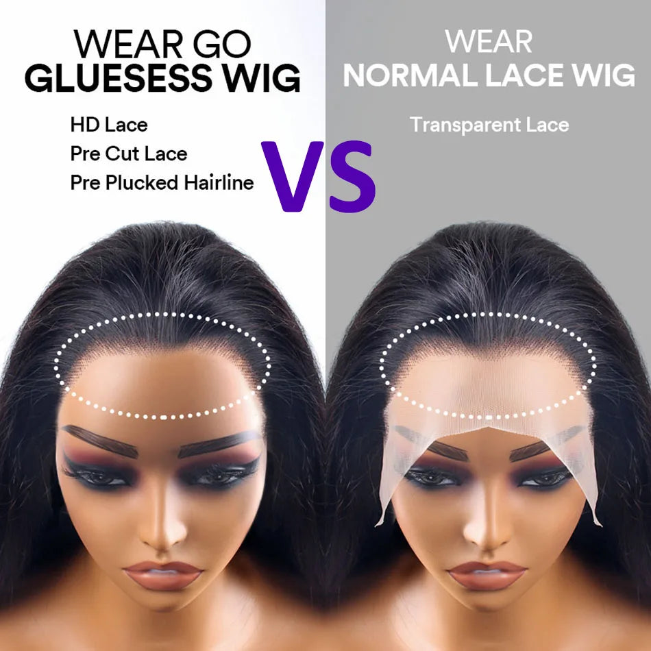 Perruque Bouclée Courte 10 à 12 Pouces – Deep Wave Glueless, Closure Pré-coupée 4x4 ou 5x5, Cheveux Brésiliens